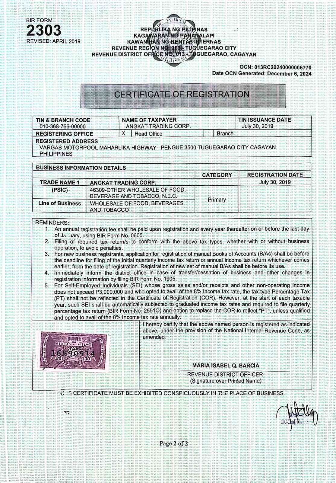 Angkat Trading Corp | Trusted Importer and Asia Supplier